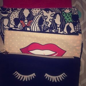 4 Ipsy makeup bags